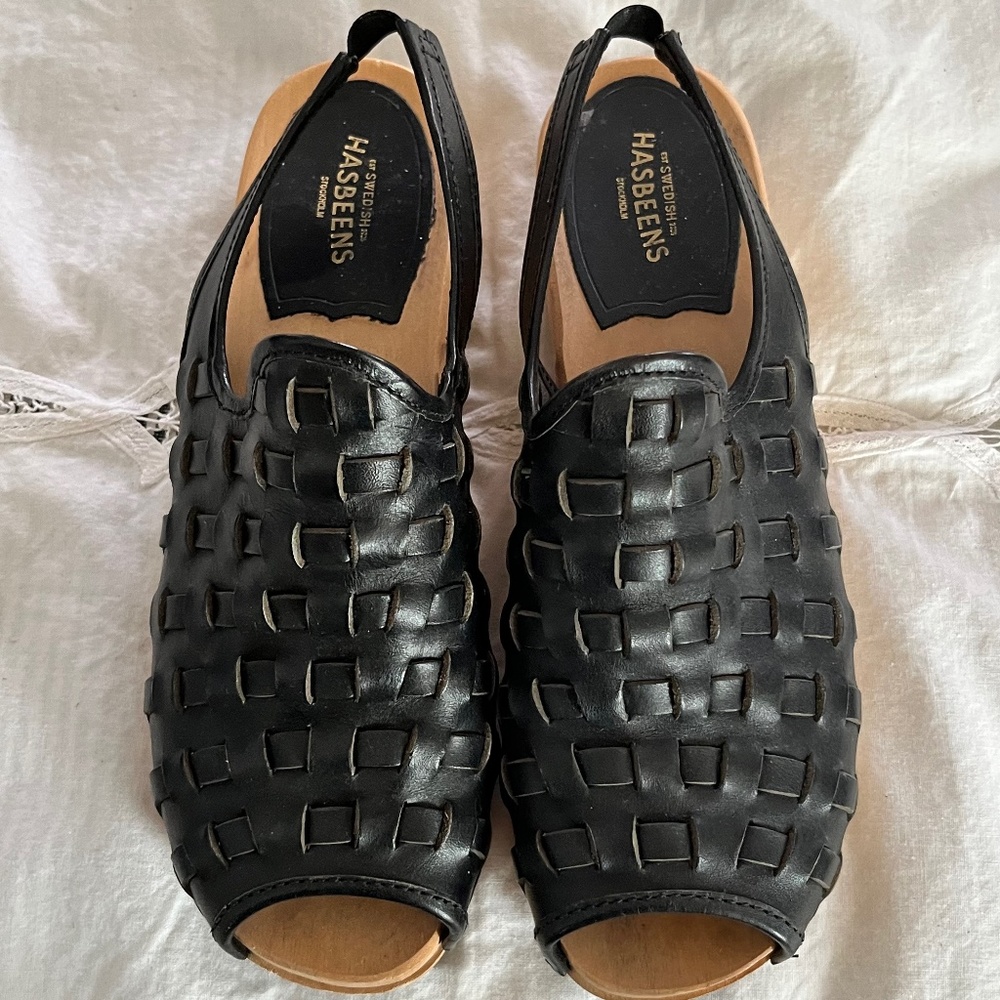 Swedish Hasbeens Sandals size 8
